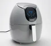 PowerXL 7-qt Classic Digital Air Fryer Match Cook & Smart Finish to Roast, Broil