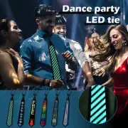 Halloween Performance Masquerade LED Tie Cold Light Emitting Arrow Tie Bow Tie
