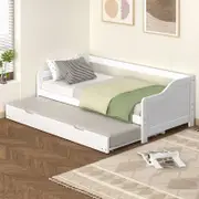 ALFORDSON Bed Frame Wooden Trundle Single Size Daybed