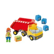 Playmobil Licensed 1.2.3 Transport Dump Truck Kids Model Toy Set