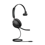 Jabra Evolve2 40 SE Wired USB-C MS Mono Headset, 360 BusyLight, Noise Isolationg Ear Cushions, 2Yr Warranty, Plug-and-play 24189-899-899