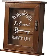 STOBOK Elegant Wooden Wall Key Locker Key Storage Ornaments Multipurpose Home Dec