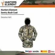 Hunters Element Mens Outdoor Waterproof Windproof Sentry Bush Coat Desolve Veil