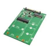 M.2 NGFF SATA SSD to Mini PCI- E 2 Lane Adapter mSATA to SATA Converter PCBA SSD