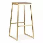 Solid Wood Top Bar Square Top Bar Stool Industrial Stool Industrial Furniture