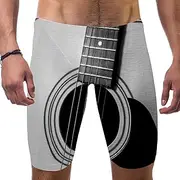 [VBFOFBV] Men's Printed Jammer Swimsuit Swim Shorts, Modern Art Rainbow Stripe Pattern