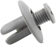 QCLCVBBFGW 50Pcs Gary 8mm Hole Car Bumper Plastic Rivets Trim Fastener Auto Door Trim Panel Grills Clips