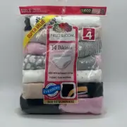 Fruit Of The Loom 14 Pair Pkg Girls' Panty Bikinis Size 4