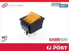AMBER DOUBLE POLE TOGGLE LIGHT INDICATOR SWITCH 16A 20A 240V IP65 ON/OFF A310B