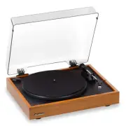 Electrohome Vinyl Record Player, Belt-Drive Turntable, Bluetooth, Vinyl-to-MP3