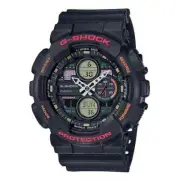 Casio G-Shock Digital-Analogue Black Resin Strap Men Watch GA-140-1A4