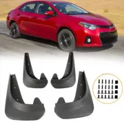 4Pcs Car Mudguard Mud Flaps Splash Guards Fender For Toyota Corolla 2002-2013