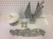 Sand Anchor Kit - Marine Boating Sand Anchor 8lb 3.8kg 50m rope