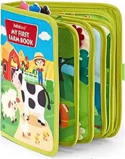 Daseeme Montessori Sensory Felt Activity Book - Giraffe Edition, Interactive Learning Toy for Toddlers and Preschoolers