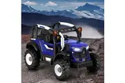 Rigo Kids Electric Ride On Car Off Road Jeep Remote 12V Blue