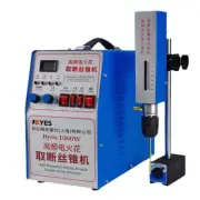 High Frequency Electric Spark Touch Screen Punching Machine Screw Removal,