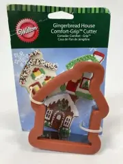 2008 Wilton Comfort Grip Cookie Cutter - GINGERBREAD HOUSE - 4.5"H X 3.5"W NIP