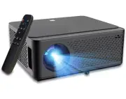 Outdoor Projector 5G Wi-Fi Bluetooth 16000L Native 1080P Movie Projector Bundle