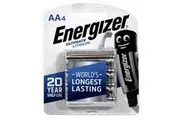 Energizer Ultimate Lithium AA Consumer Lithium Battery Cylindrical Cell Pack 4