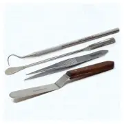 Multi-Purpose Student Lab Kit 4Pcs Stainless Steel Tools Spatulas Pick & Tweezer
