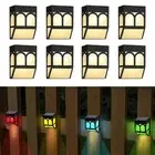 Solar Deck Light LED Outdoor Path Garden Patio Pathway Stairs Step Fence Lamp
