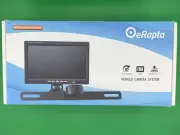 eRapta Black Backing Reverse Monitor Vehicle Backup Camera System
