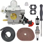 Carburionix C1M-S267A FS 56RC Carburetor Kit for Stihl FS56RC FS 56 RC FS40 FS50 FS56 FS70 FS50C FS56C FS70C FC56 FC70 HT56 HT56C KN56 KM56 KM56C Trimmer Weed Eater Carb Replaces Parts 4144 120 0608