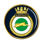 HMS Airedale, Royal Navy Pin Badge