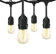 10M LED Festoon Lights Solar String Light Waterproof Party Outdoor Bulbs 32.8FT