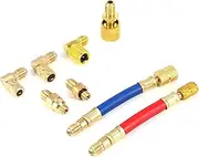 MGAVATPNPY R134A R12 Car A/C Air Conditioner Refrigeration Converting Adapter Connector Hose Set Kit Air Conditioning Hoses and Accessories