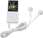 MP3 Player MP4 Player, MP3 Music Player with Speaker FM Radio Earphone, Portable HiFi Lossless Sound MP3 Mini Music Player Voice Recorder, Gifts (White)