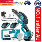 6-Inch Cordless Mini Chainsaw with Safety Features & Powerful Copper Motor