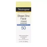 Neutrogena Sheer Zinc Oxide Dry-Touch Face Sunscreen with SPF 50-Non-Greasy 59ml
