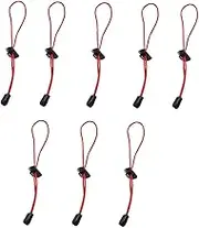 SUPVOX 8pcs Storage Fixed Rope Belt Cable Travel Straps Elastic Bungee Tarps Luggage Adjustable Cords Lock Clear Bag Lanyards Eyeglass Holder Stand Ties Cord Anti-Lost Rope Plastic