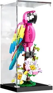 Display Case Acrylic Case for Lego Exotic Pink Parrot 31144