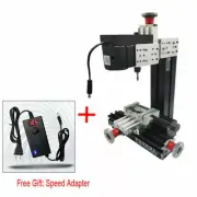 High Power Metal Mini Lathe DIY Micro Milling Machine Millier 12000rpm w/Adapter