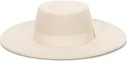 [UTOWO] Women Fashion Felt Church Hats Classic British Style 9.5CM Wide Brim Top Fedora Hat Wedding Dress Up Jazz Cap