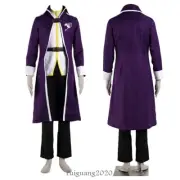 Fairy Tail Anime Gray Fullbuster Cosplay Costume Hallowmas Outfit Role Play
