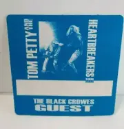 Tom Petty And The Heartbreakers Backstage Pass Original Black Crowes 2005 Blue