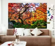 Nature Scenes Tree of Life Large Wall Art Decor: Bohemian Tapestry Wall Hanging