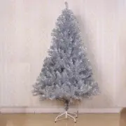 PRESALE 7FT 2.4M Silver Christmas Tree Shining Lush 1200 Tips Metal Stand Frame