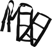 Bed Ladder Assist Strap with Handle Thick Webbing Support for Seniors Injury Pregnancy Cushioned Grips for Up Bed Mobility Aid for Elderly Care