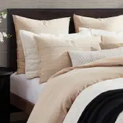 Donna Karan Home Elements Raw Silk Blend Euro Sham