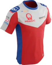Ixon Pramac GP Replica Kinder T-Shirt, white-red-blue, Size 10 years for Kids White Red Blue