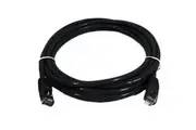 8Ware PL6A-30BLK Cat6A UTP Snagless Ethernet Cable - 30m - Black