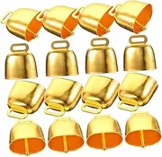 HANABASS 20pcs Metal Bells for Cattle Simple Design Practical Use Livestock Collar Ornaments Christmas Decorations