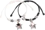 [Anasantiagoana] Matching Bracelets for Women Men String Bracelet with Pendant Charm for Girls Boys Couples Friendship Bracelet