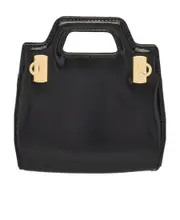 Salvatore Ferragamo Wanda Micro Shoulder Bag One size Black