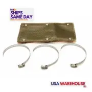 Design 10450, One Titanium Fiberglass Titanium Pipe Shield 6In X 1Ft Performance