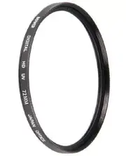 Bower 72mm UV Lens Filter for Sony DSC-RX10 IV, DSC-RX10 III (Black)